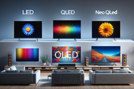 led, qled, neo qled i oled - porównanie technologii w telewizorach smart tv