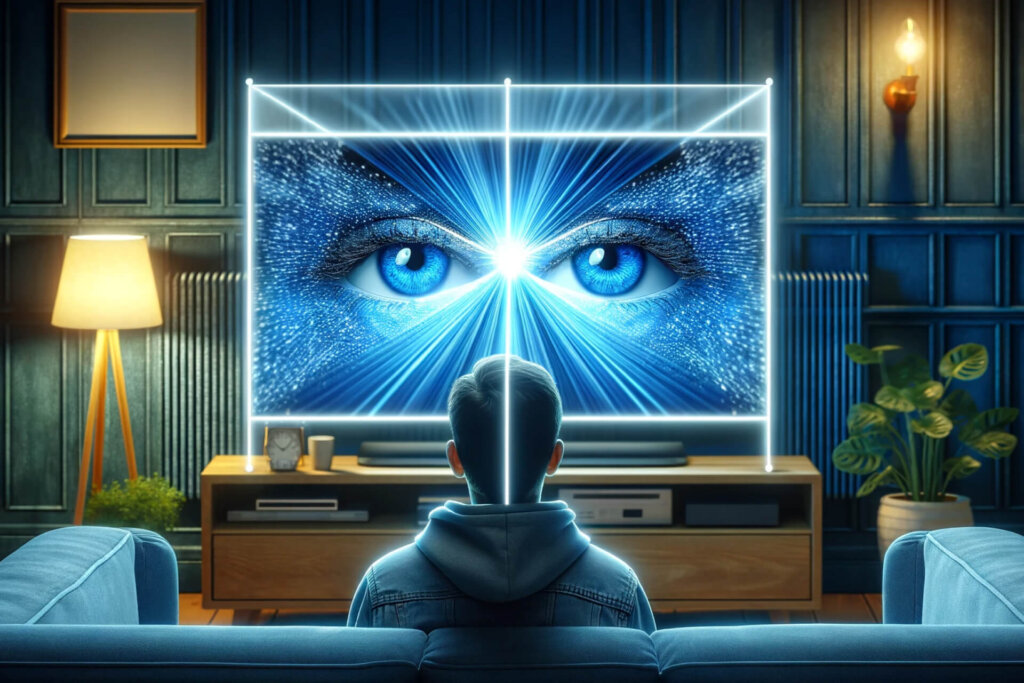 telewizor bezpieczny dla oczu zagrożenia światła niebieskiego, niwelowanie światła