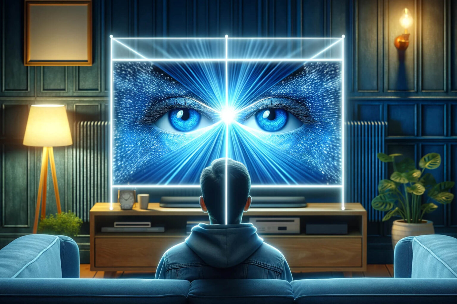 telewizor bezpieczny dla oczu zagrożenia światła niebieskiego, niwelowanie światła